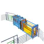Станок и коридор в составе Загона A-50 — детальный вид